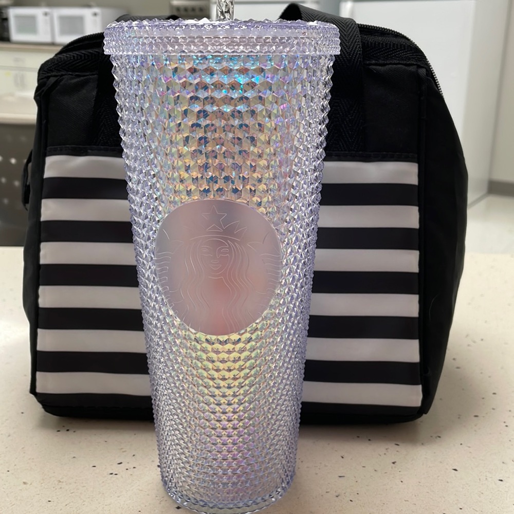 Starbucks 2023 Dichroic Bling studded 24 oz tumbler
